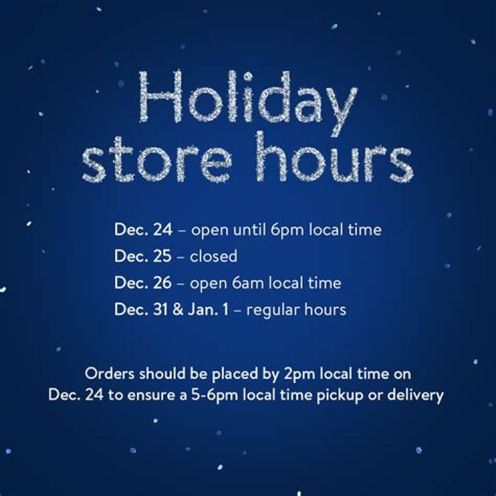 Price Chopper Holiday Hours Open & Close