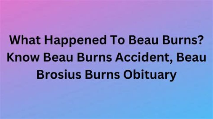 What Happened To Beau Burns? ·